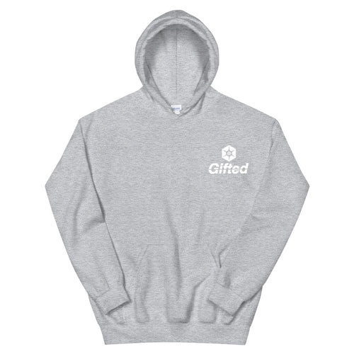 Grey Embroidered Gifted Hoodie