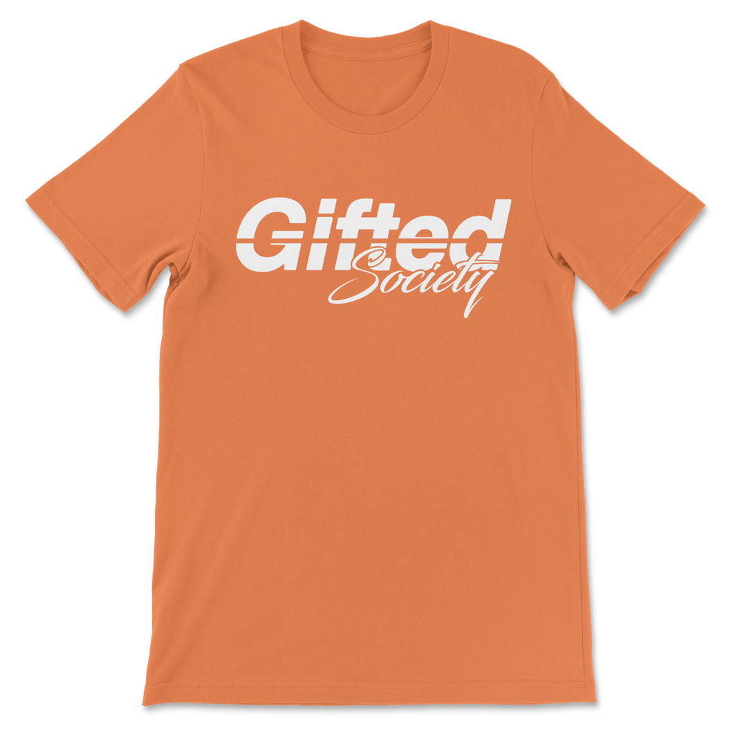 Orange Gifted Society T-Shirt