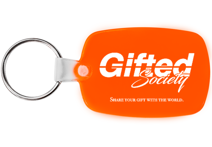 Signature Gifted Society Keychain